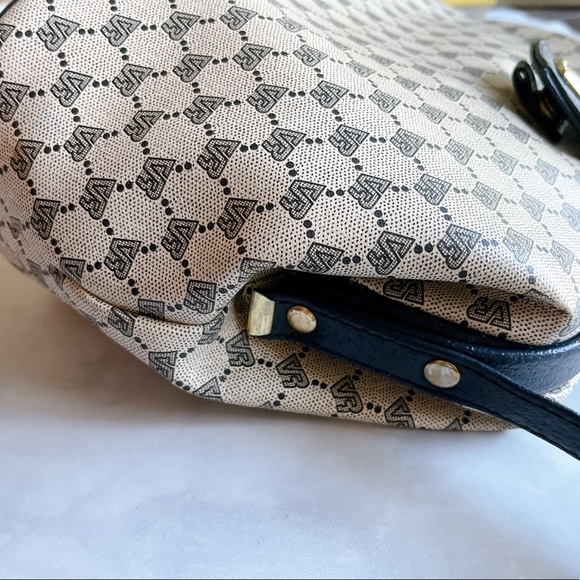 Vintage crossbody monogram navy purse - Picture 6 of 13